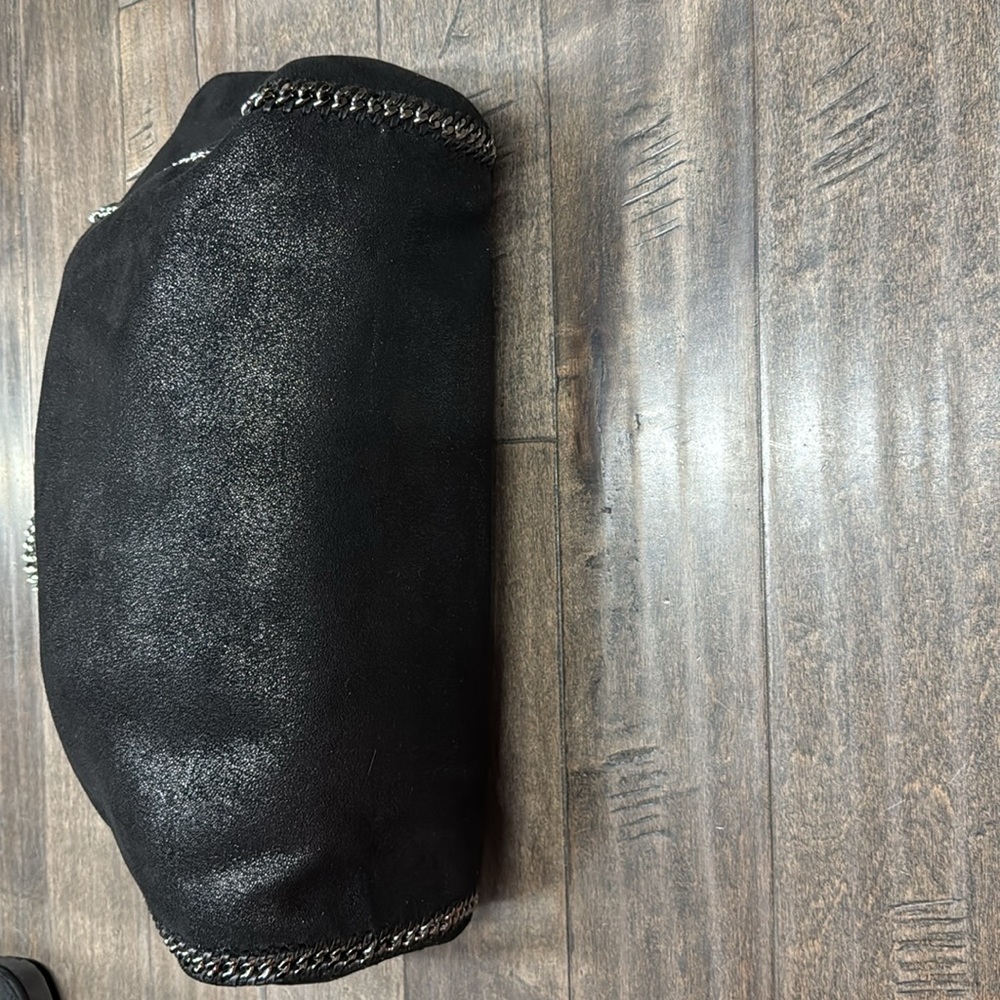 Stella McCartney Falabella large tire Black Vegan leather Chain Shoulder Bag - Picture 3 of 5